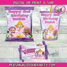 Load image into Gallery viewer, girls bubble guppies party package-digital-printed-bubble guppies party favors-bubble guppies girls party-bubble guppies birthday party