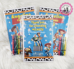 Toy story 4 coloring book-1 dz printed books with crayons or 1 digital file
