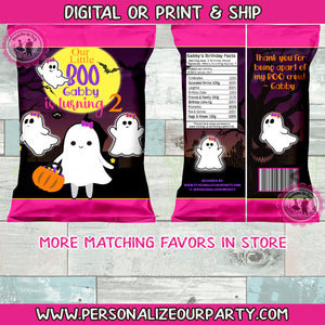 Halloween ghoul friends chip bags