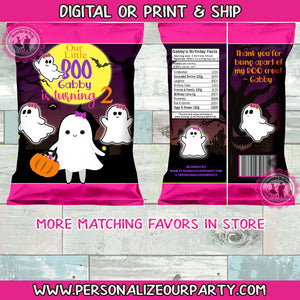 Halloween ghoul friends chip bags