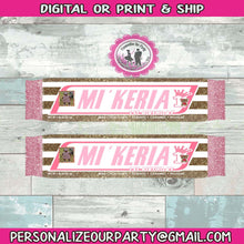 Load image into Gallery viewer, CUSTOM chocolate candy bar wrapper - candy bar wrapper - party favors - candy - custom candy party favors
