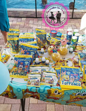 Load image into Gallery viewer, sponge bob square pants chip bag wrappers-digital or printed-spongebob party favors-spongebob personalized favor-sponge bob square pants