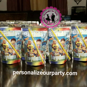 paw patrol skye and everest capri sun labels-paw patrol party favors-paw patrol girls party favors-personalized paw patrol party favors