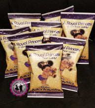 Load image into Gallery viewer, princess baby shower chip bags-digital-printed-african american princess-baby shower party favors-princess party favors-custom party favors