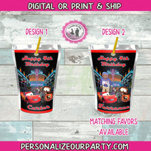 Load image into Gallery viewer, cars capri sun labels-digital-printed-cars party favors-cars 3 party-cars party-cysotom cars party favors-capri sun favors-juice labels