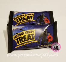 Load image into Gallery viewer, Black panther party favors package-black panther party supplies-black panther personalized party favors-black panther treats-snack bag-candy