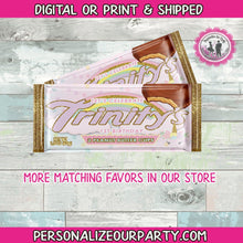 Load image into Gallery viewer, unicorn reeses candy bar wrapper-digital-printed-unicorn party favors-unicorn birthday party-first birthday party favors-candy favors