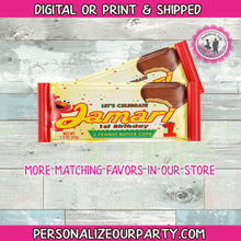 Load image into Gallery viewer, sesame street party favors-digital-printed-elmo party favors-elmo party-first birthday-boy 1st birthday party favors-candy favors-elmo favor
