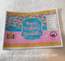 Load image into Gallery viewer, mermaid chip bag wrappers-mermaid party favors-mermaid party decorations-mermaid treat bags-mermaid baby shower favors-first birthday party