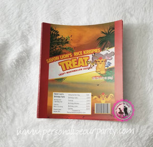 lion guard hershey candy bar wrappers-digital-printed-lion guard party favors-the lion king party favors-lion guard birthday-personalized