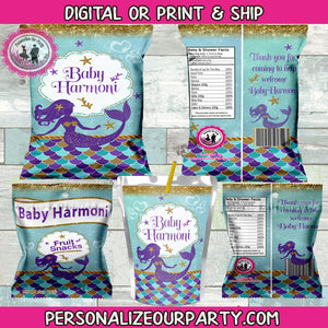 Custom party favors package-Pick any 4 favors-theme must be a theme I have in stock-boss baby girl party favors package-digital package