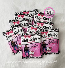 Load image into Gallery viewer, candy land fruit snack wrappers-candy land party favors-candy land chip bag favors-candyland custom party favors-candyland party-fruit snack