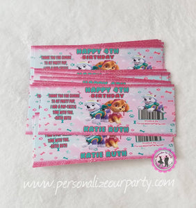 skye paw patrol girls bubbles or labels-digital-printed-paw patrol girls party favors-bubble party favors-paw patrol birthday-personalized