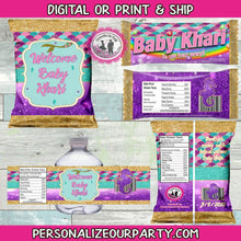 Load image into Gallery viewer, Digital party favors package-Pick any 5 favors-theme must be a theme I have in stock-party favors package-chip bags-juice pouches-digital