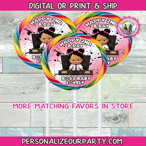 boss baby girl lollipop stickers-digital-printed-boss baby girl party favors-boss baby girl birthday-boss baby girl lollipop-boss baby party