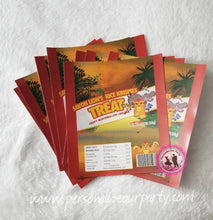 Load image into Gallery viewer, lion guard custom rice krispy treat wrapper-digital-printed-lion guard party favors-the lion king party favors-lion guard birthday-capri sun