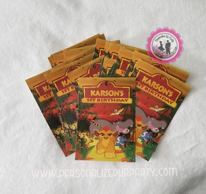lion guard custom rice krispy treat wrapper-digital-printed-lion guard party favors-the lion king party favors-lion guard birthday-capri sun