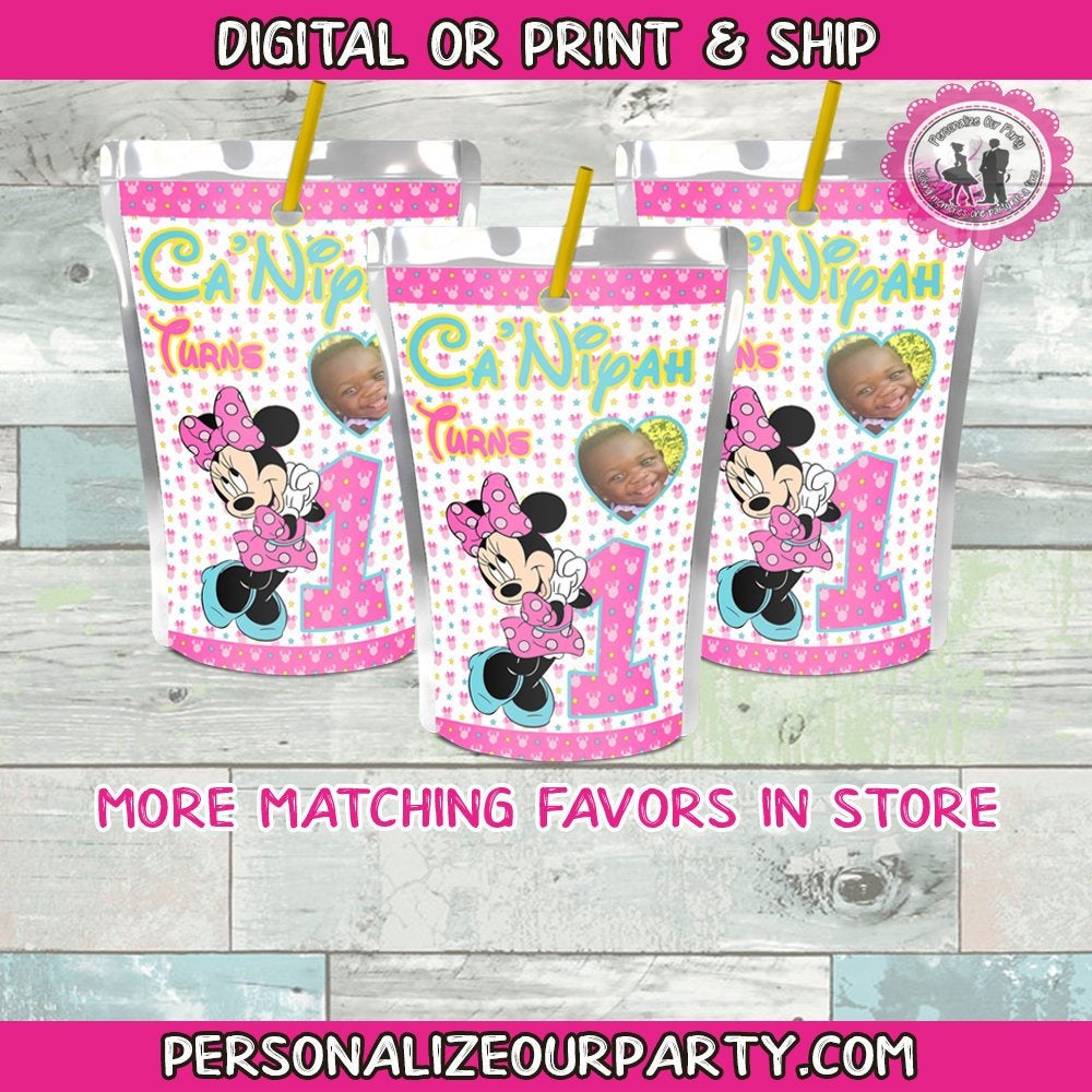 minnie-mouse-1st-birthday-capri-sun-label-digital-printed-minnie-mouse-personalize-our-party for Free Printable Minnie Mouse Labels minnie mouse 1st birthday capri sun label-digital-printed-minnie mouse – Personalize Our Party for Free Printable Minnie Mouse Labels