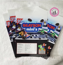 Load image into Gallery viewer, Mario inspired oreo cookies wrappers-1 digital file or 1 dozen printed wrappers