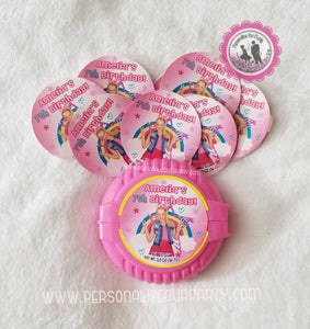 Jojo siwa inspired bubble tape gum stickers-digital-printed-jojo siwa party favors-jojo siwa party-jojo party bag favors-jojo siwa birthday