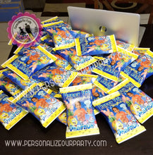 Load image into Gallery viewer, spongebob juice pouch stickers-digital-printed-spongebob party favors-spongebob 1st birthday party-spongebob party favors-personalized party