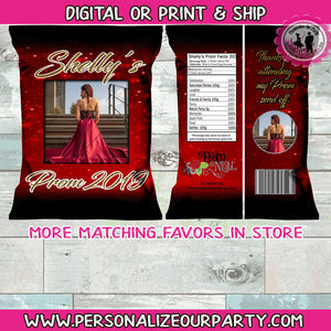 prom chip bags/wrappers -digital-printed-chip bags-party favors-prom watch party favors-prom send off party-prom party favors-prom favors
