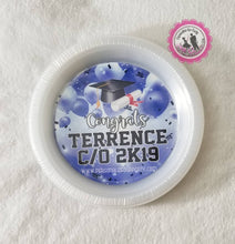 Load image into Gallery viewer, Boss baby girl 7in clear dessert plates/labels- personalized party supplies-boss baby favors-digital-printed-boss baby girl-custom plates