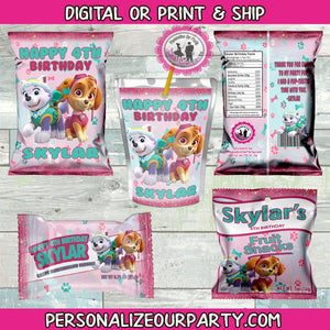 Make your own printed party favors package-1 dozen of each favor-theme must be one that i have-please review item details-exclusions apply