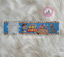Load image into Gallery viewer, It&#39;s a boy story  water bottle labels-boy story party favors-boy storybaby shower favors-digital-printed-toy story baby shower decor-favors