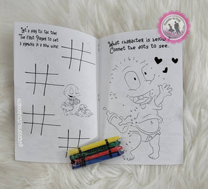 Personalized Rugrats coloring book-coloring book party favors-Rugrats birthday-digital-print-coloring favors-Rugrats party favors-Rugrats