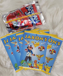 Pokemon capri sun juice pouch stickers-digital-print-pokemon juice favors-pokemon birthday party-pokemon-pokemon juice-pokemon party decor