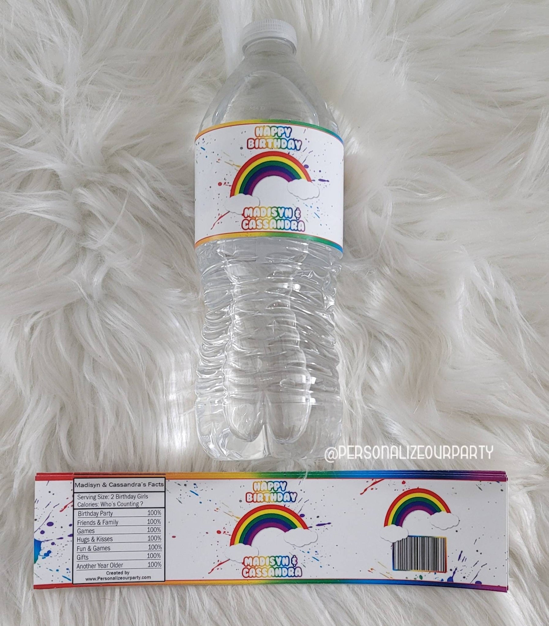 Rainbow chip bag/wrappers-rainbow party favors-rainbow birthday
