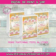 Load image into Gallery viewer, Pumpkin party bags/labels-digital-print-pumpkin patch favors-autumn party favors-fall party-autumn candy bags-treat bags-pumpkin baby shower